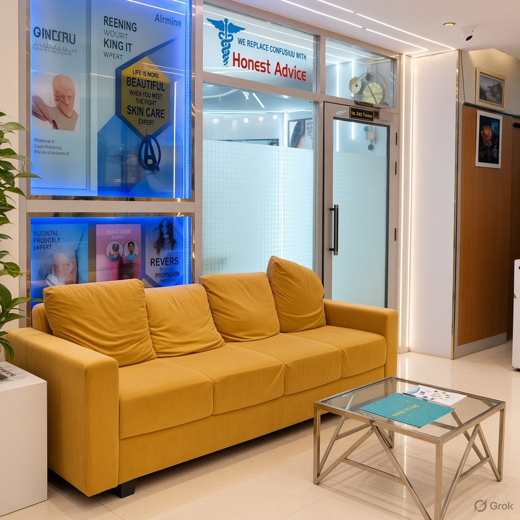 Consultation area at Altmis Hair & Skin Clinic